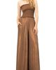 IVONNE IVONNE Strapless Wide-Leg Jumpsuit - 1