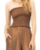 IVONNE IVONNE Strapless Wide-Leg Jumpsuit - 4
