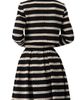 IVONNE IVONNE Striped Cropped Jacket with Modern Detailing - 2