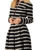 IVONNE IVONNE Striped Cropped Jacket with Modern Detailing - 3