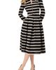IVONNE IVONNE Striped Cropped Jacket with Modern Detailing - 4