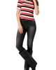 IVONNE IVONNE Striped Mock-Neck Knit Top - 4