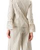 IVONNE IVONNE Striped V-Neck Oversized Shirt - 2