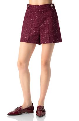 IVONNE IVONNE Tailored Shorts with Pockets