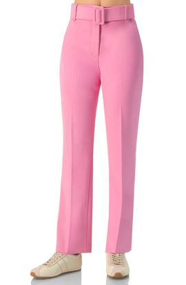 IVONNE IVONNE Tailored Straight-Leg Pants with Belt