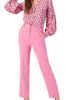 IVONNE IVONNE Tailored Straight-Leg Pants with Belt - 5