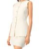 IVONNE IVONNE Tailored Vest with Front Buttons - 3
