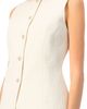 IVONNE IVONNE Tailored Vest with Front Buttons - 5