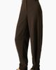 IVONNE IVONNE Tapered Cuff Utility Relaxed Pants with High-Waist and Ankle Straps - 3