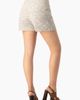IVONNE IVONNE Textured Bouclé High-Waist Tailored Tweed Mini Shorts - 2