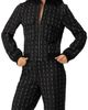 IVONNE IVONNE Textured Denim Bomber Jacket with Front Zip - 3