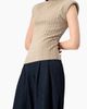 IVONNE IVONNE Textured Knit Mock-neck Top - 4