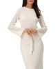 IVONNE IVONNE Textured Knit Top with Flared Sleeves - 1
