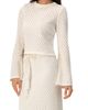 IVONNE IVONNE Textured Knit Top with Flared Sleeves - 2