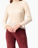 IVONNE IVONNE Textured Long Sleeve Blouse with High Neck - 1
