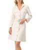 IVONNE IVONNE Tweed Belted Button Down Dress - 1