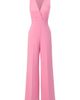 IVONNE IVONNE V-Neck Sleeveless Wide-Leg Jumpsuit - 5