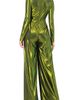 IVONNE IVONNE V-Neck Wide-Leg Jumpsuit - 2