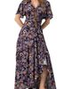 IVONNE IVONNE V-Neck Wrap Maxi Dress - 1