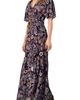 IVONNE IVONNE V-Neck Wrap Maxi Dress - 3