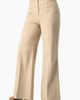IVONNE IVONNE Wide-Leg Flare High-Waist Tailored Pants - 3