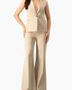 IVONNE IVONNE Wide-Leg Flare High-Waist Tailored Pants - 4
