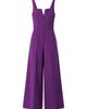 IVONNE IVONNE Wide-Leg Jumpsuit with Classic Strap and Squared Neck - 5