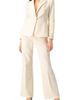 IVONNE IVONNE Wide-Leg Textured Trousers with Side Zipper - 4