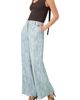 IVONNE IVONNE Wide Leg Embroidered Jeans - 4