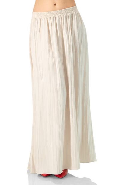 IVONNE IVONNE Wide Midi Skirt with Side Slit