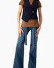 IVONNE IVONNE Wrap-Front Single-Button Vest - 5