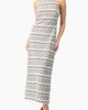IVONNE IVONNE Zigzag Knit Halter Neck Sleeveless Midi Dress - 3