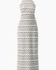 IVONNE IVONNE Zigzag Knit Halter Neck Sleeveless Midi Dress - 5
