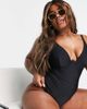 Ivory Rose Ivory Rose Curve exaggerated wire swimsuit in black - 1
