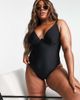 Ivory Rose Ivory Rose Curve exaggerated wire swimsuit in black - 3