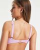 Ivory Rose Ivory Rose Fuller Bust mix and match balconette bikini top in lilac crinkle-Purple - 2