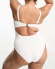 Ivory Rose Ivory Rose Plus crinkle swimsuit in white - 2