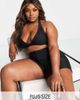 Ivory Rose Ivory Rose Plus mix & match halter bikini top in black - 3