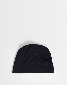 Iyal IYAL bamboo headscarf cap in black