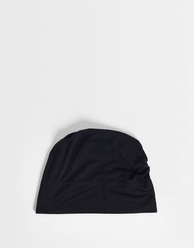 Iyal IYAL bamboo headscarf cap in black
