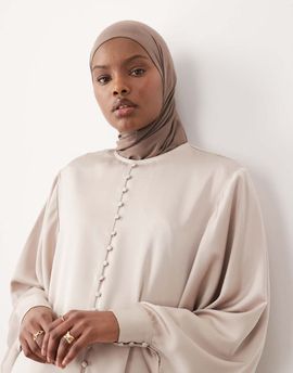 Iyal IYAL jersey headscarf in camel-Neutral