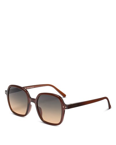 Izipizi Izipizi Square Sunglasses, 51mm