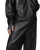J EONGL I J EONGL I SSENSE Exclusive Black Cicada Faux-Leather Trousers - 4