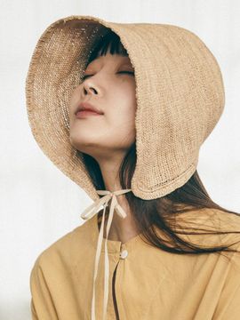 J VINEYARD STRING RAFFIA HAT