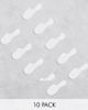 Jack & Jones Jack & Jones 10 pack invisible socks in white - 1