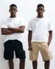 Jack & Jones Jack & Jones 2 pack cargo shorts in beige and black-Neutral - 1