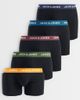 Jack & Jones Jack & Jones 3 pack of boxers with contrast waistband in black - 1