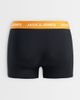 Jack & Jones Jack & Jones 3 pack of boxers with contrast waistband in black - 3