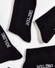 Jack & Jones Jack & Jones 5-pack logo sport socks in black - 2