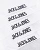 Jack & Jones Jack & Jones 5 pack logo sports socks in white - 2